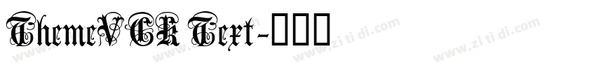 ThemeVCK Text字体转换